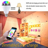 Smart LED colorful bulb bluetooth wireless speaker