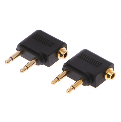 3.5 Headphone Audio Interface  Head Gold-plated Adapter