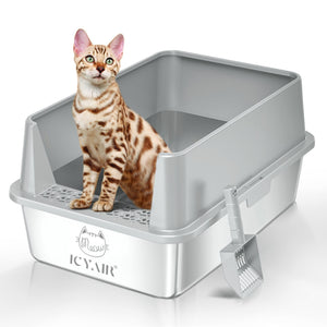 Stainless Steel Litter Box Oversized