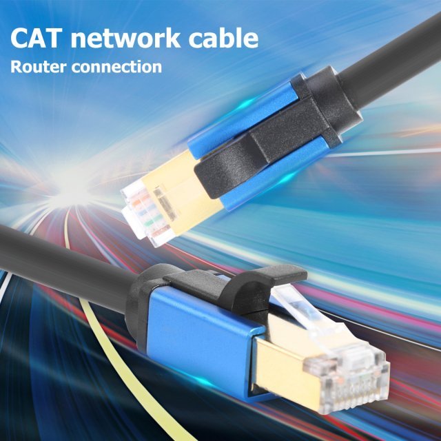 Ethernet Cable STP 40Gbps Super Speed Cat 8 RJ45 Networ