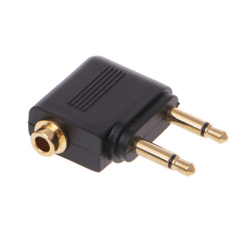 3.5 Headphone Audio Interface  Head Gold-plated Adapter