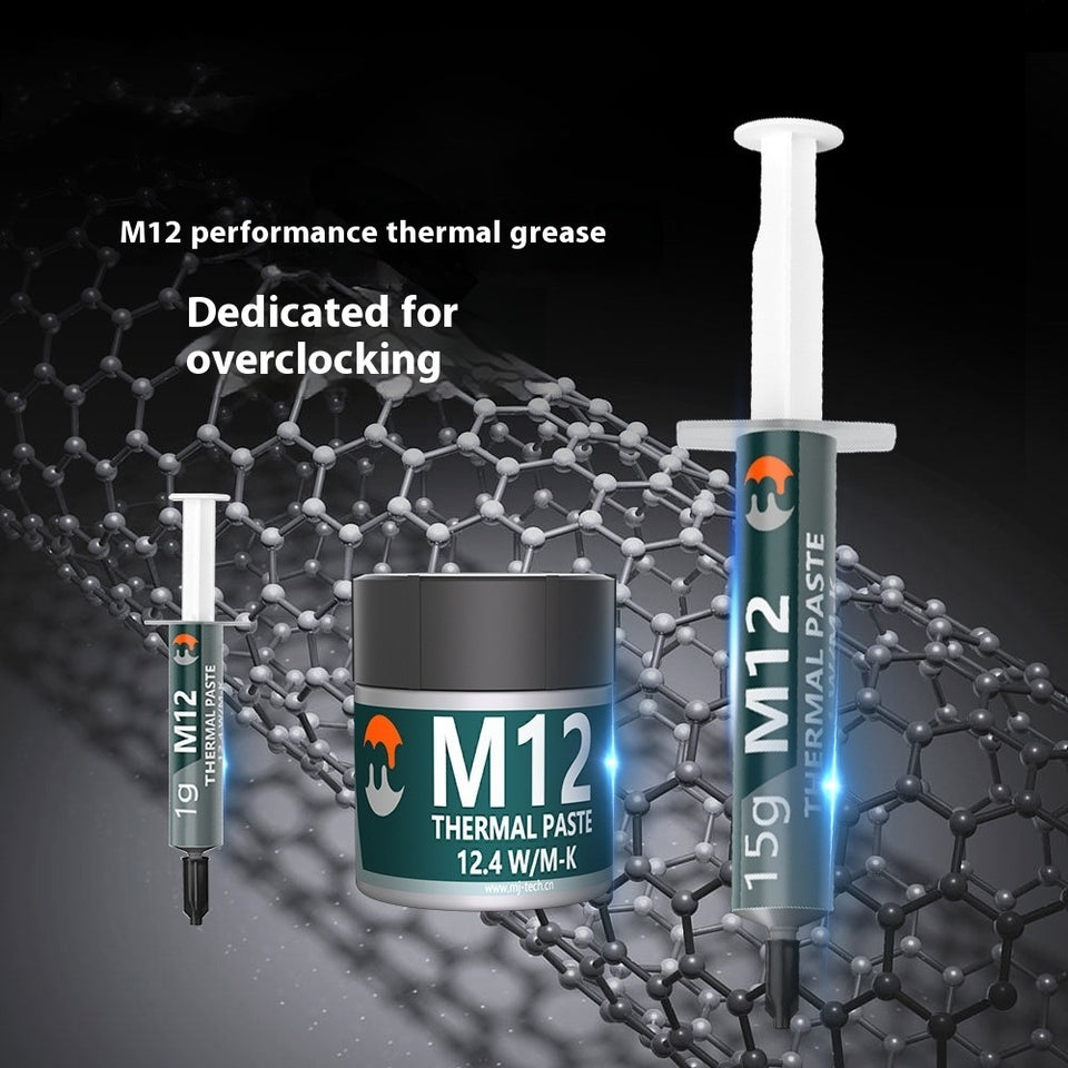 M12 Thermally Conductive Silicone Grease Desktop Computer CPU GPU Cooling Paste
