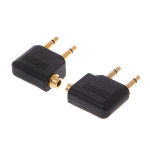 3.5 Headphone Audio Interface  Head Gold-plated Adapter